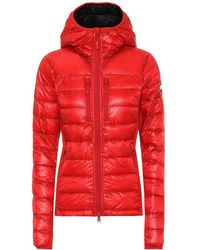 Canada Goose Piumino lungo Hybridge Lite con cappuccio - Rosso