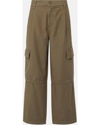 Agolde - Jericho Cropped Cotton Cargo Pants - Lyst