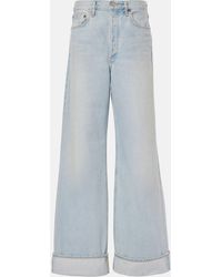 Agolde - Dame High-Rise Wide-Leg Jeans - Lyst