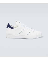 Kiton - Stitched Leather Sneakers - Lyst