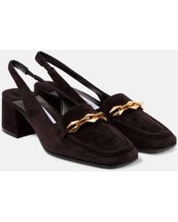 Jimmy Choo - Diamond Tilda 45 Suede Slingback Pumps - Lyst