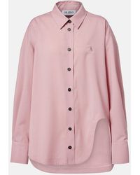 The Attico - Diana Asymmetric Oversized Shirt - Lyst