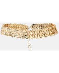 Cult Gaia Dulce Belt Gold Hammered Metal Waist Chain cult gaia Belts for Women on Sale up to 90% Off: Poshmark main image 4