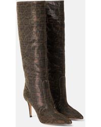 Gianvito Rossi - Hansen Leopard-print Knee-high Boots - Lyst