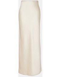 Vince - Maxirock Aus Satin - Lyst