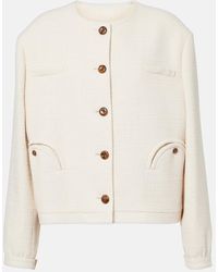 Blazé Milano - Missy Gliss Cotton-Blend Bolero Jacket - Lyst