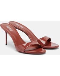 Paris Texas - Lidia Patent Leather Mules - Lyst