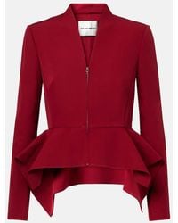 Roland Mouret - Peplum Crepe Jacket - Lyst