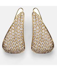 Anita Ko - Claw 18Kt Earrings With Diamonds - Lyst