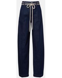 Sportmax - Nembi High-Rise Wide-Leg Jeans - Lyst