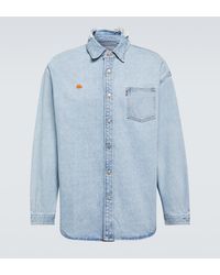 ERL - Denim Overshirt - Lyst