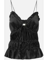 TOVE - Top Keonie De Seda Fruncido - Lyst