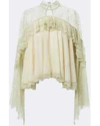 De La Vali - Alita Lace Blouse - Lyst