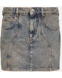 Isabel Marant - Vesna Denim Miniskirt - Lyst