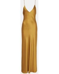 Blazé Milano - Novalis Manipur Satin Slip Dress - Lyst