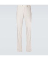 Loro Piana - Carlo Cotton-Blend Straight Pants - Lyst