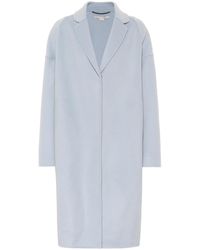 Stella McCartney Cappotto in lana - Blu