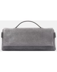 Brunello Cucinelli - Monili Small Embellished Suede Top-Handle Bag - Lyst