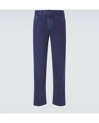 ZEGNA - Roccia Cotton Slim Jeans - Lyst