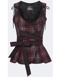 Vivienne Westwood - Roxy Tartan Wool Top - Lyst