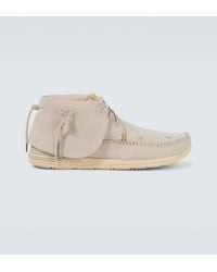 Visvim - Fbt Lhamo-Folk Suede Sneakers - Lyst