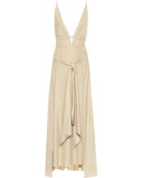 Cult Gaia Maxikleid Margot aus Voile - Natur