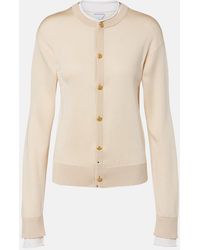 Bottega Veneta - Nodo Quadro Layered Silk Cardigan - Lyst
