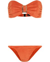Lisa Marie Fernandez Bandeau-Bikini - Orange