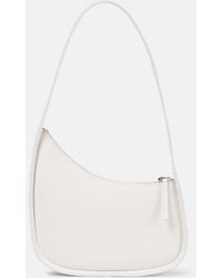 The Row - Schultertasche Half Moon Aus Leder - Lyst