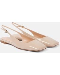 Gianvito Rossi - Patent Leather Ballet Flats - Lyst
