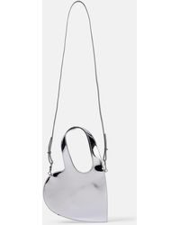 Coperni - Baby Heart Mirrored Leather Crossbody Bag - Lyst