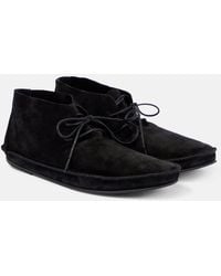 The Row - Stivaletti Tyler in suede - Lyst