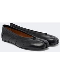 Maison Margiela - Tabi Leather Ballet Flats - Lyst