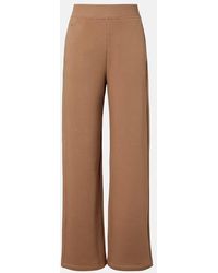 Max Mara - Pompeo Cotton-Blend Jersey Sweatpants - Lyst