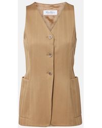 Max Mara - Falla Cotton Vest - Lyst