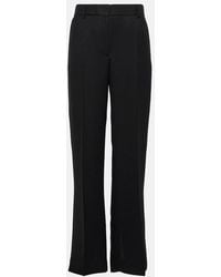 TOTEME - Mid-Rise Straight Pants - Lyst