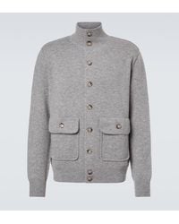 Allude - Wool And Cashmere Jacket - Lyst