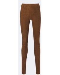 Stouls - Carolyn Suede Leggings - Lyst