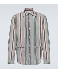 Orlebar Brown - Barkley Striped Cotton Shirt - Lyst