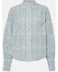 Veronica Beard - Thorp Cotton Blouse - Lyst