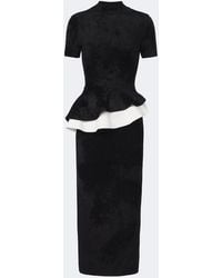Roland Mouret - Paneled Peplum Cocktail Dress - Lyst