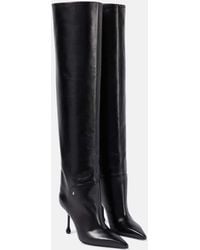 Jimmy Choo - Cycas 95 Leather Over-The-Knee Boots - Lyst