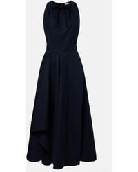 Givenchy - Vestido Midi De Algodon - Lyst