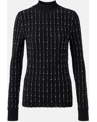 JOSEPH - Ribbed-Knit Cotton-Blend Mockneck Sweater - Lyst