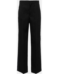 Isabel Marant - Weite Hose Scarly Aus Wolle - Lyst