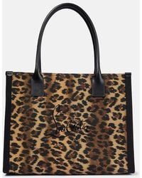 Christian Louboutin - Nastroloubi Large Canvas Tote Bag - Lyst