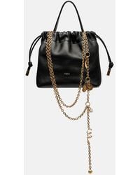 Chloé - Bucket Bag Icons Mini Aus Leder - Lyst