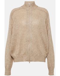 Brunello Cucinelli - Cardigan Con Zip - Lyst
