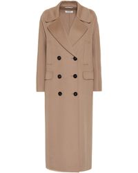 Max Mara Svedese Wool Coat - Natural