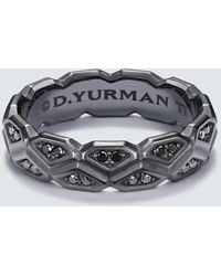 David Yurman - Ring Hex Aus Titan Mit Diamanten - Lyst